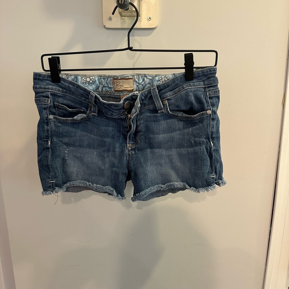 Y2K micro denim shorts